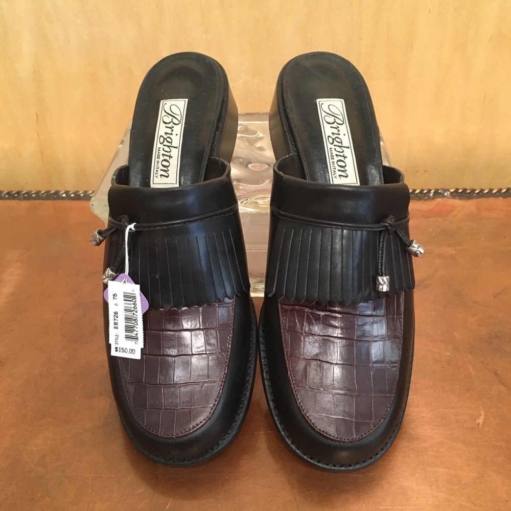 🌲NEVER WORN VINTAGE BRIGHTON Darma Mules🌲